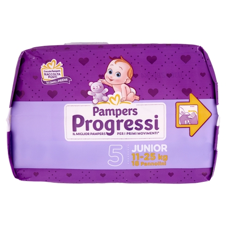 Pampers Progressi Junior 18 pz